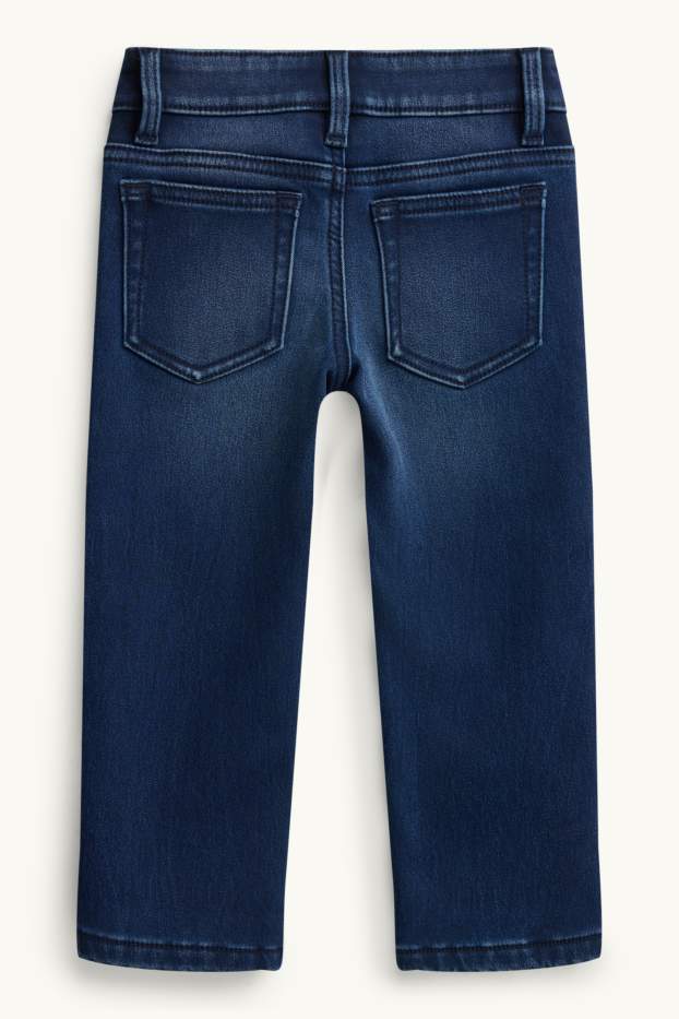 Children Boys - Straight jeans - thermal jeans - denim-dark blue