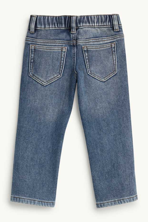 Kinderen: jongens - Straight jeans - thermojeans - jeansblauw