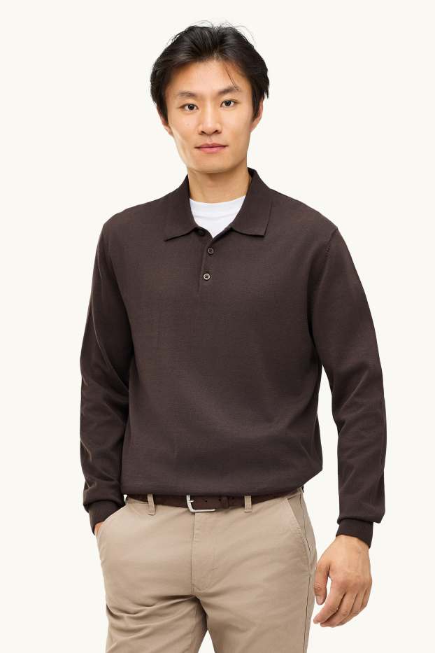 Herren - Pullover - braun