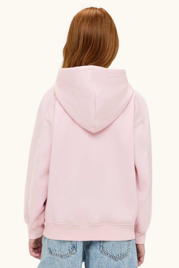 Enfants filles - Sweat à capuche - rose