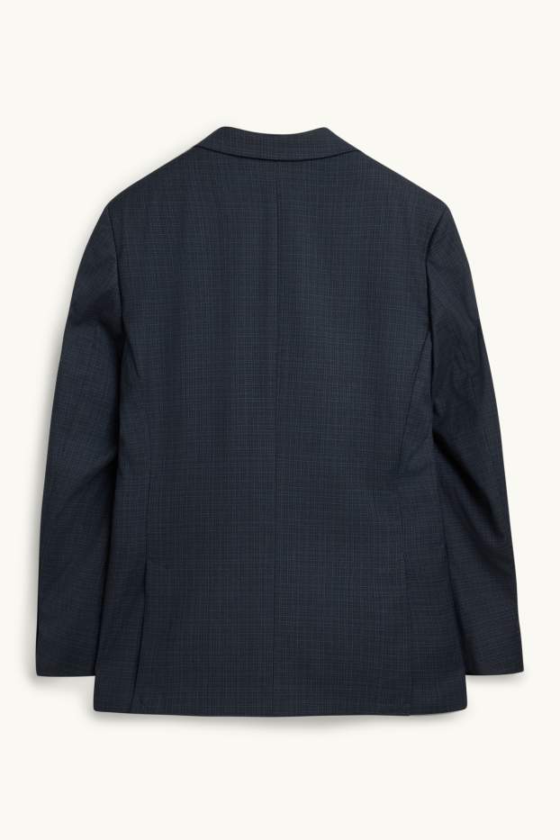 Hommes - Veste de costume - regular fit - extensible - bleu foncé