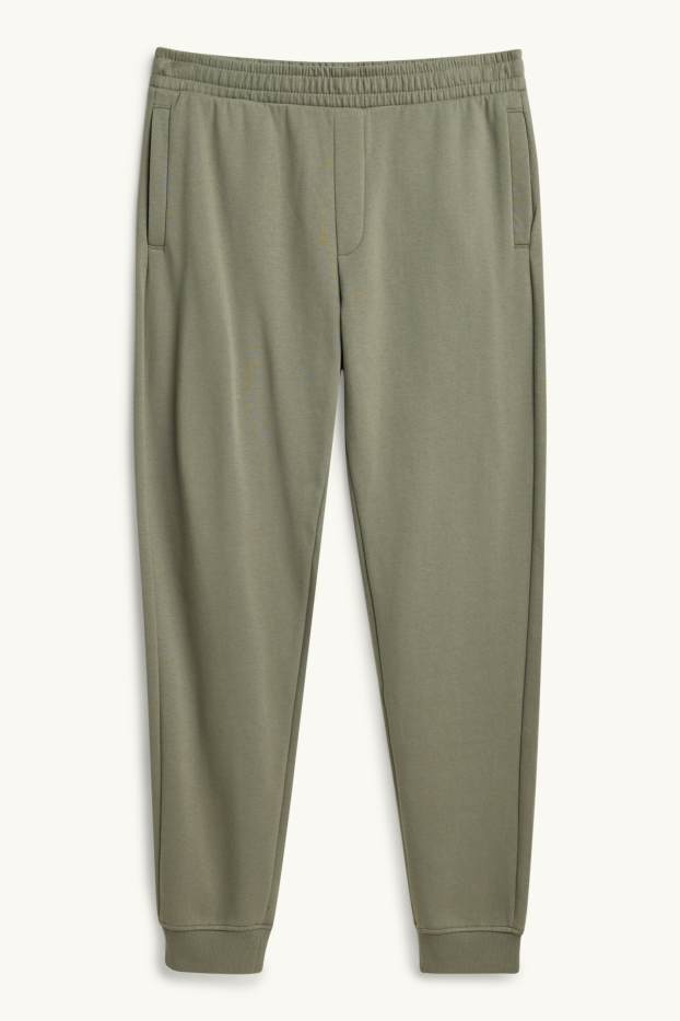 Heren - Joggingbroek - regular fit - groen