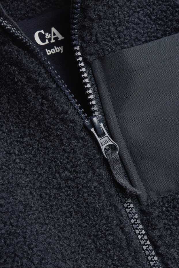 Baby Jungen - Baby-Fleecejacke - dunkelblau