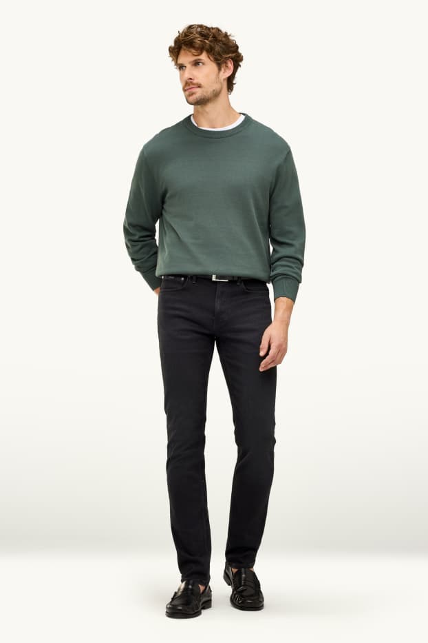 Men - Slim jeans - denim-dark gray