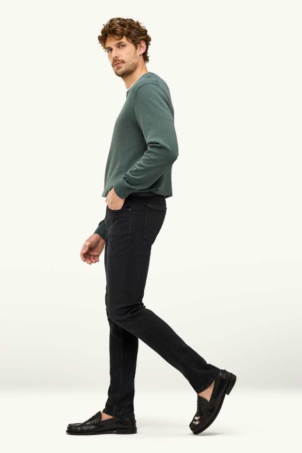 Men - Slim jeans - denim-dark gray
