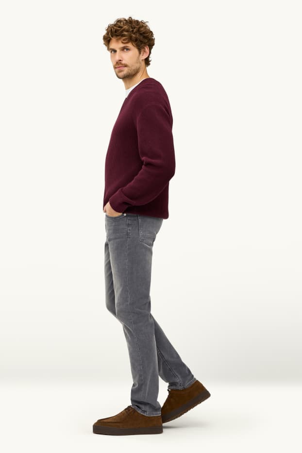 Uomo - Slim jeans - flex jog denim - jeans grigio chiaro