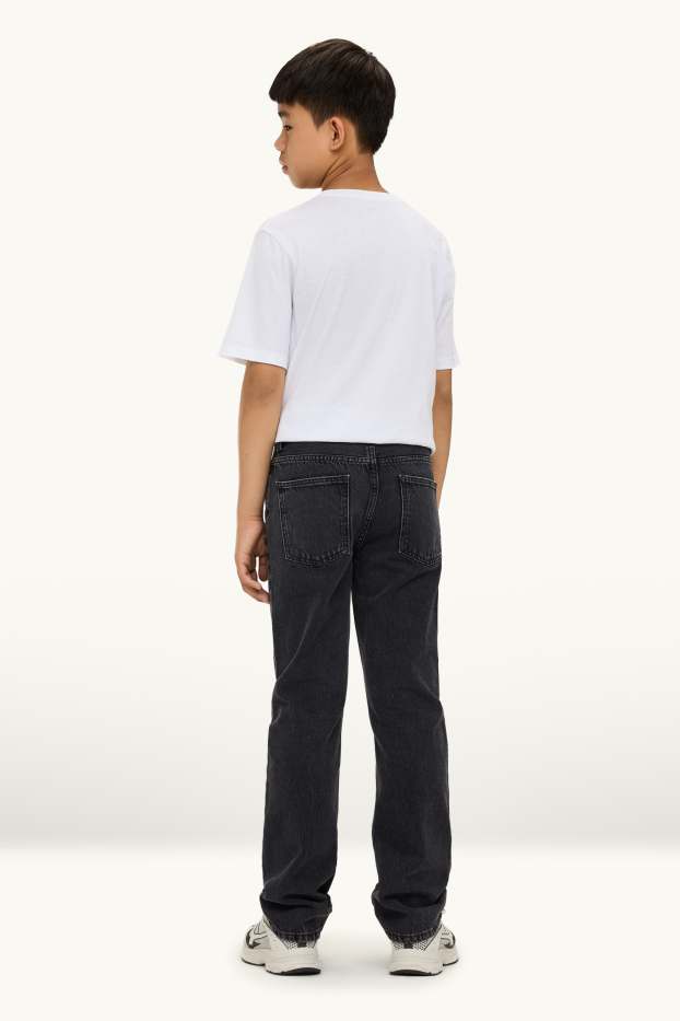 Kinderen: jongens - Straight jeans - zwart