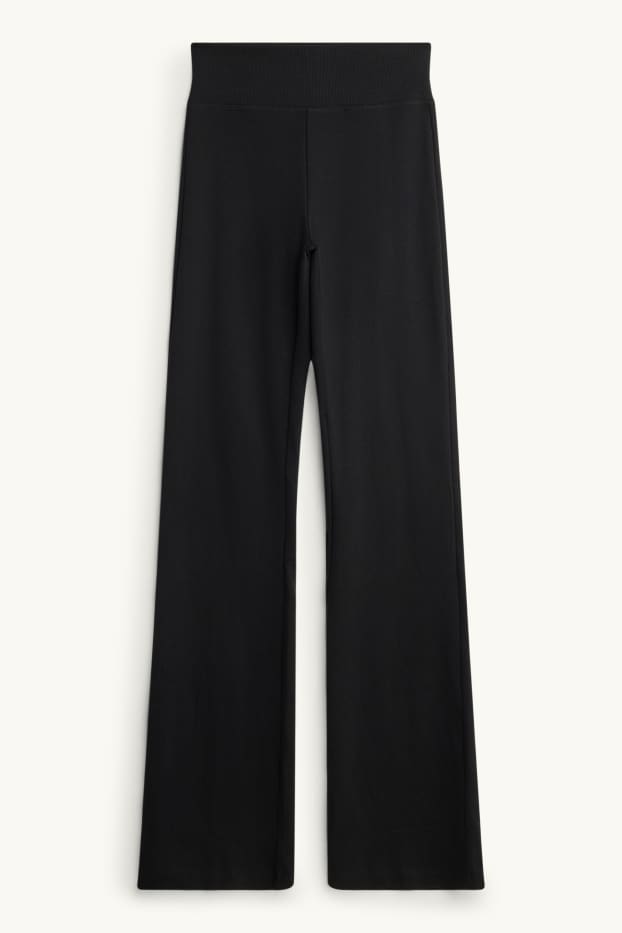 Dames - Flared legging - zwart