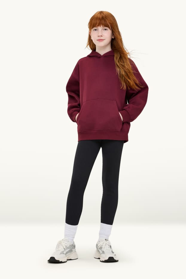 Nena - Paquet de 2 - leggings - acanalats - negre