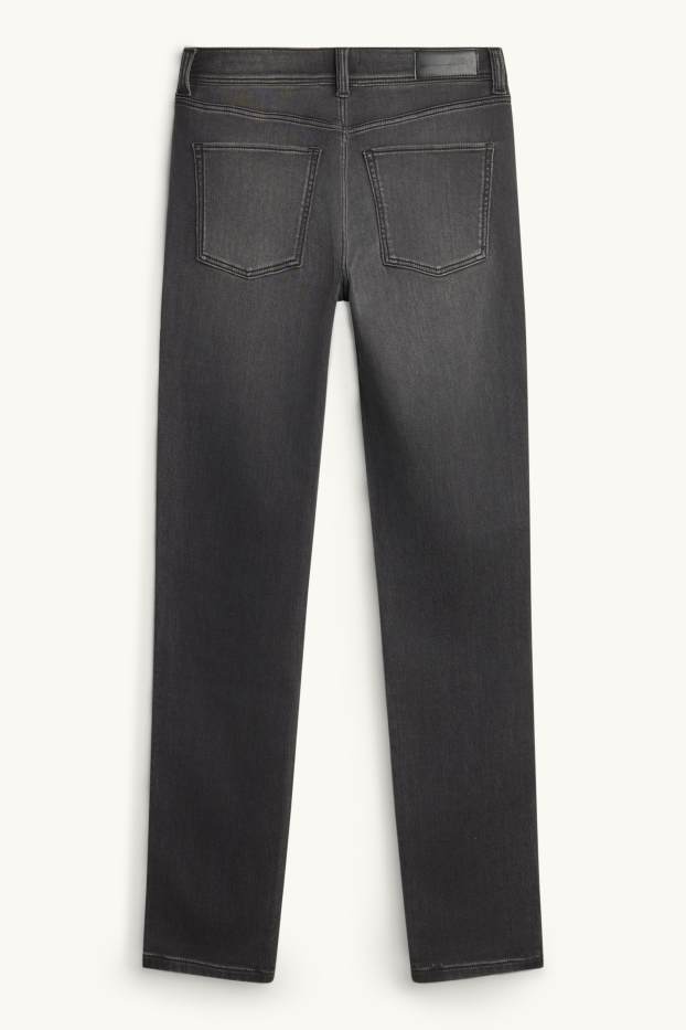 Femmes - Slim jean - mid waist - jean gris foncé