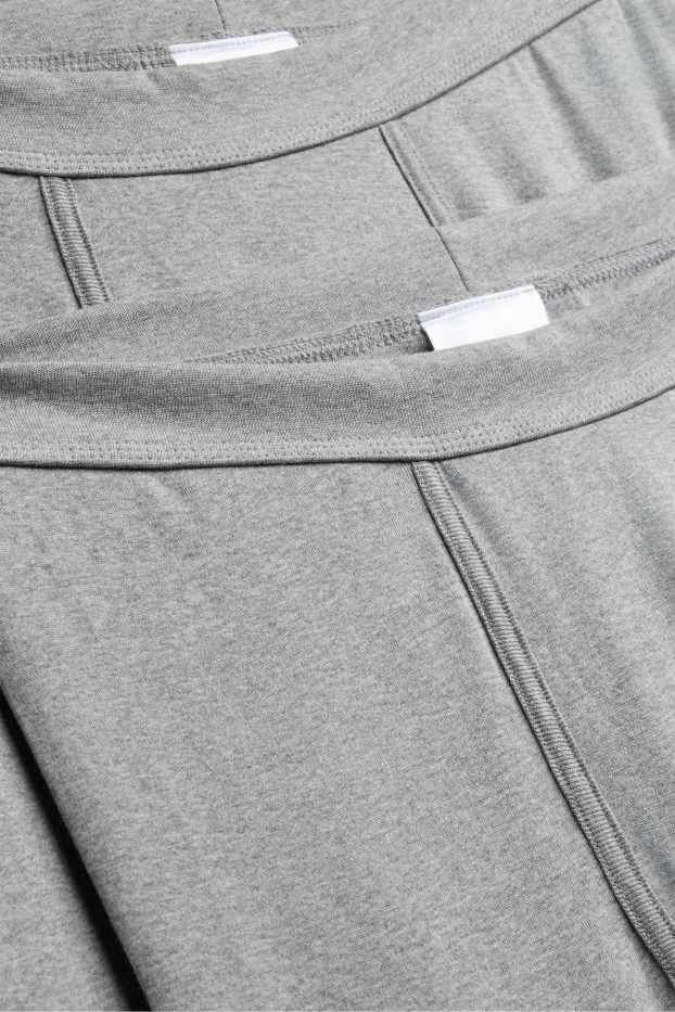 Home - Paquet de 2 - pantalons llargs interiors - gris jaspiat
