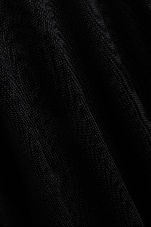 Damen - Pullover - gerippt - schwarz