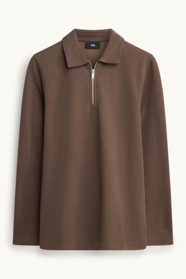Men - Sweatshirt - brown