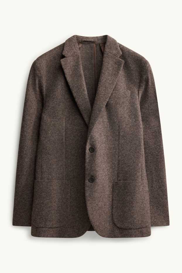 Hommes - Veste de costume - regular fit - marron