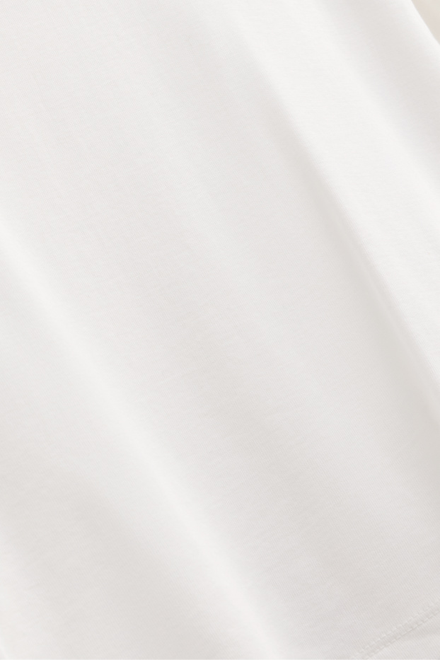 Femmes - Haut à manches longues - slim fit - blanc pur