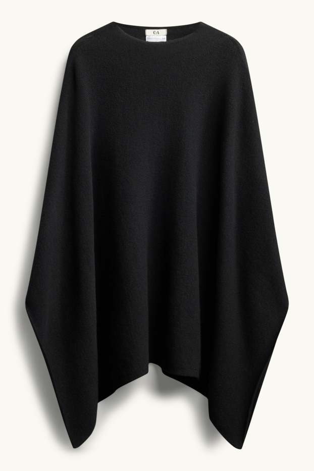 Femmes - Poncho - noir