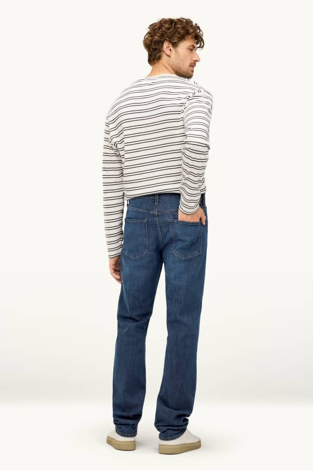 Home - Straight Jeans - LYCRA® - texà blau