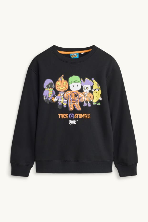 Enfants garçons - Halloween - Stumble Guys – sweat - noir