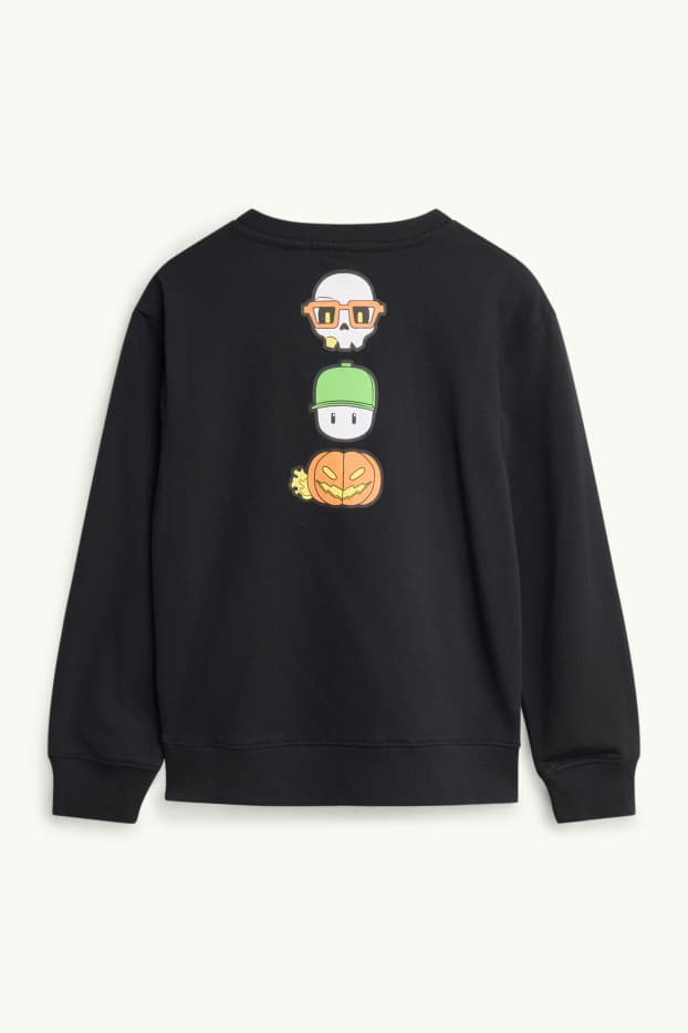Enfants garçons - Halloween - Stumble Guys – sweat - noir