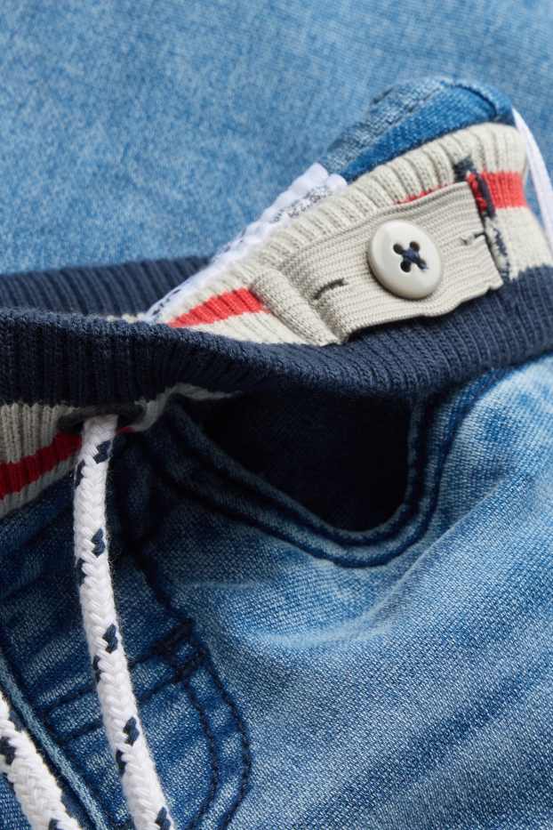 Copii - Băieți - Straight jeans - jeans termoizolanți - LYCRA® - denim-albastru