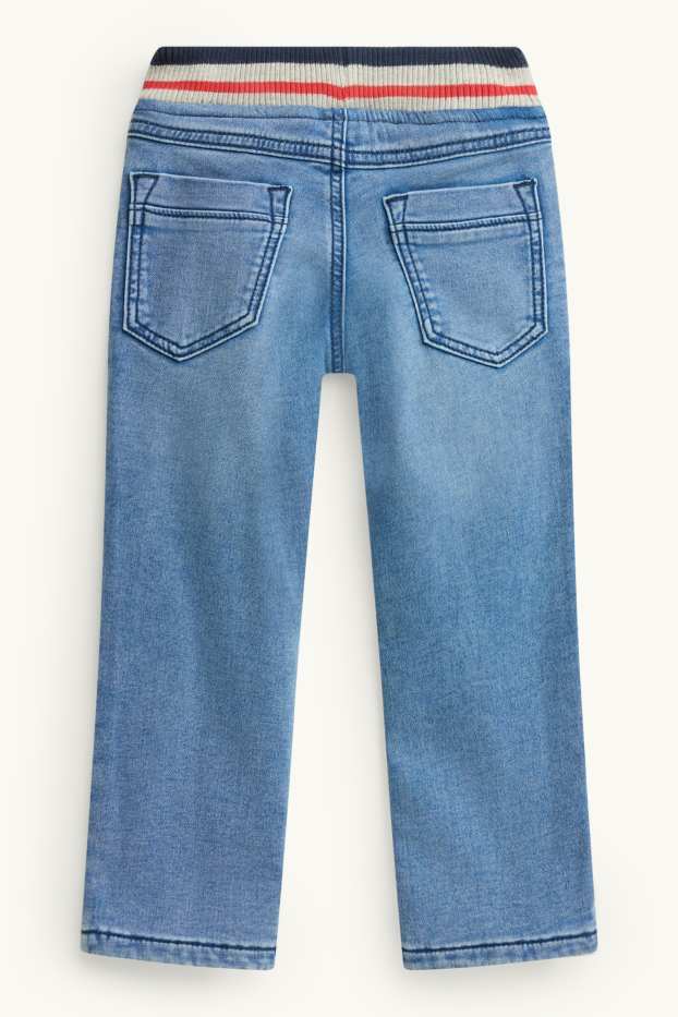 Copii - Băieți - Straight jeans - jeans termoizolanți - LYCRA® - denim-albastru
