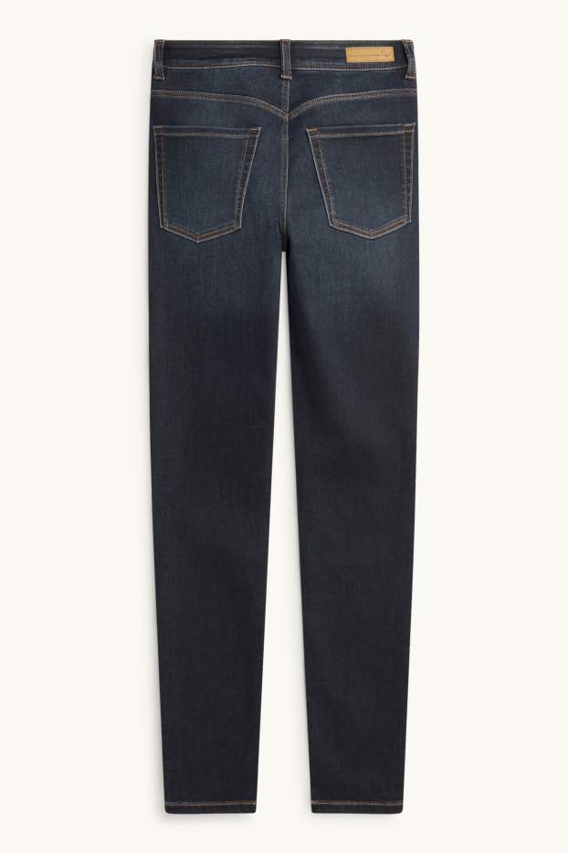 Damen - Skinny Jeans - Mid Waist - Shaping Jeans - LYCRA® ADAPTIV Fiber - jeansblau