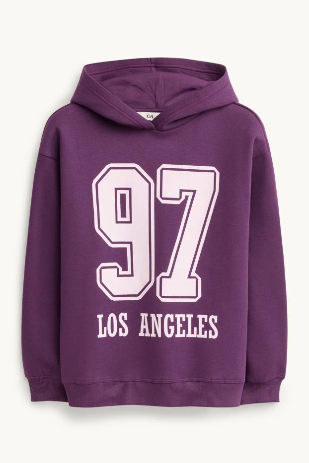 Kinder Mädchen - Los Angeles - Set - Hoodie und Jogginghose - 2 teilig - lila