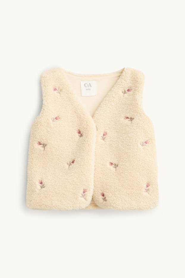 Neonate - Completo per neonate - 3 pezzi - rosa / beige