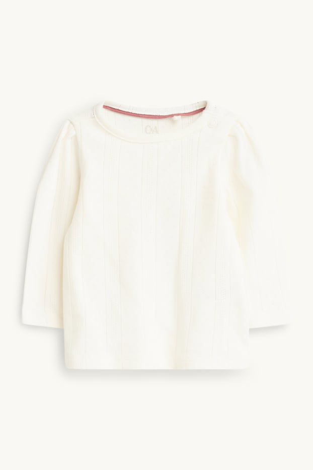 Neonate - Completo per neonate - 3 pezzi - rosa / beige