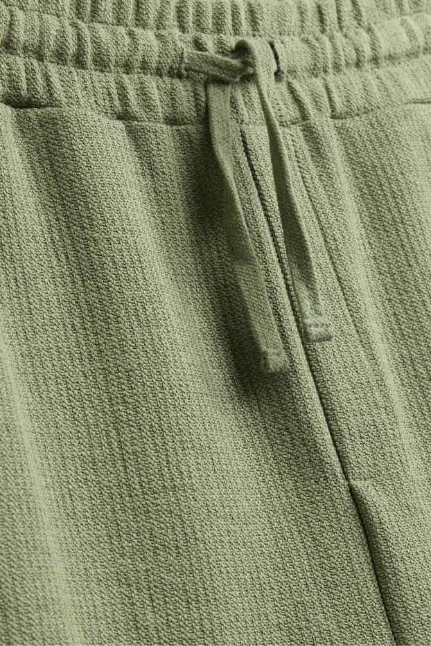 Men - Sweat shorts - light green