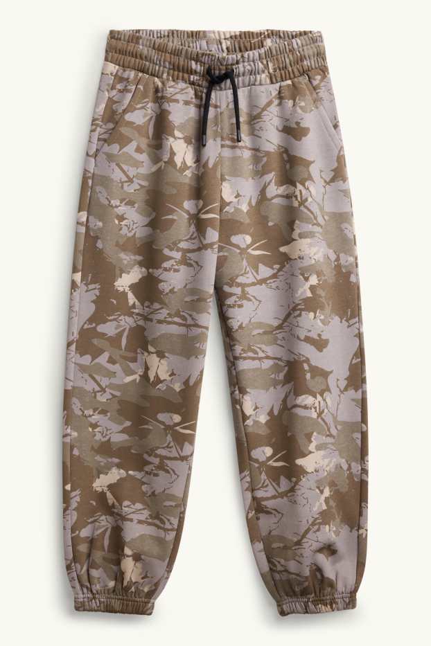 Kinderen: jongens - Joggingbroek - met patroon - camouflage