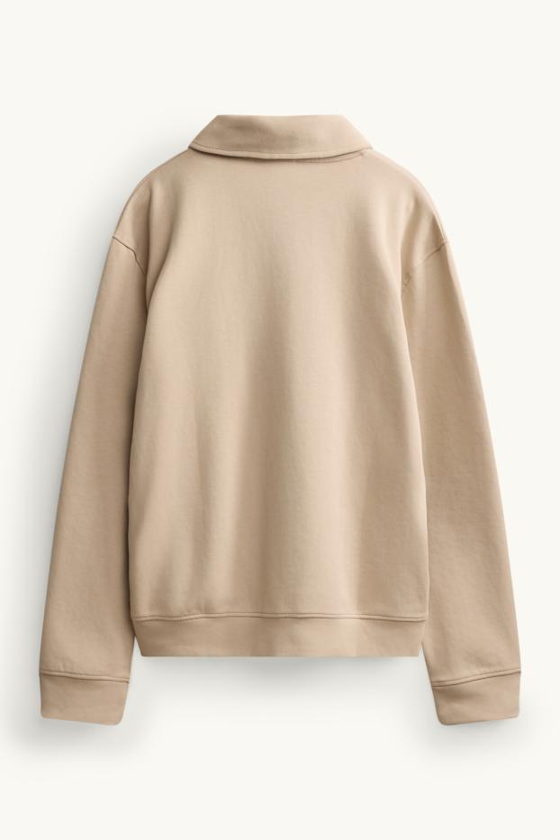 Hommes - Veste en molleton - beige