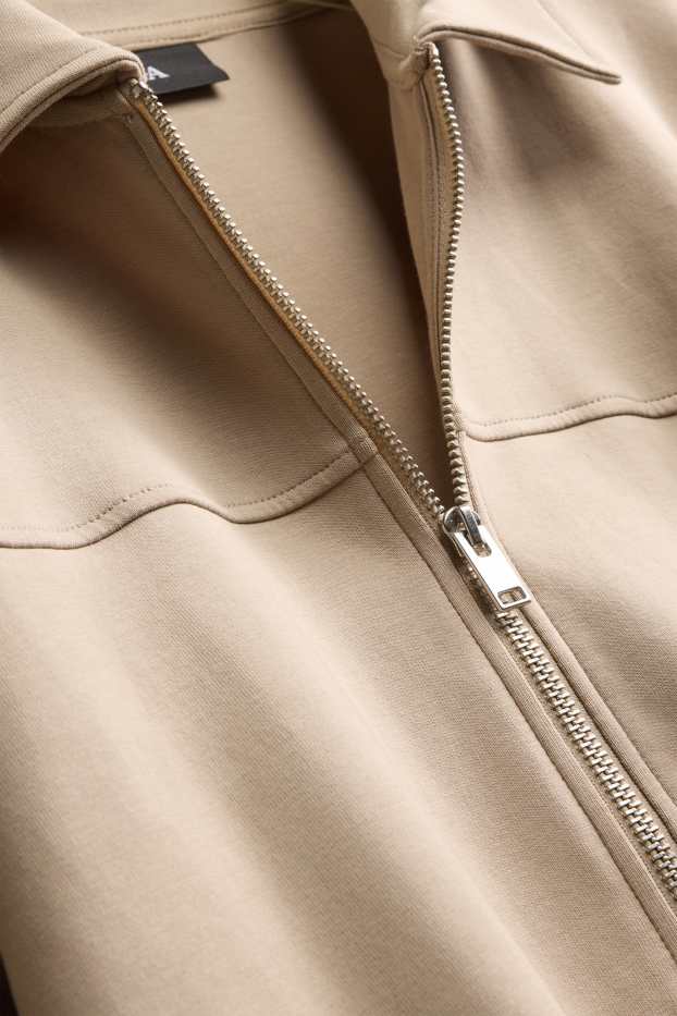 Hommes - Veste en molleton - beige