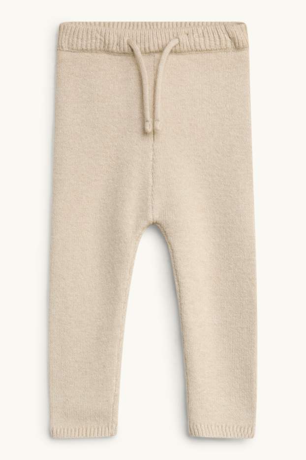 Bébés filles - Leggings chauds bébé - beige clair
