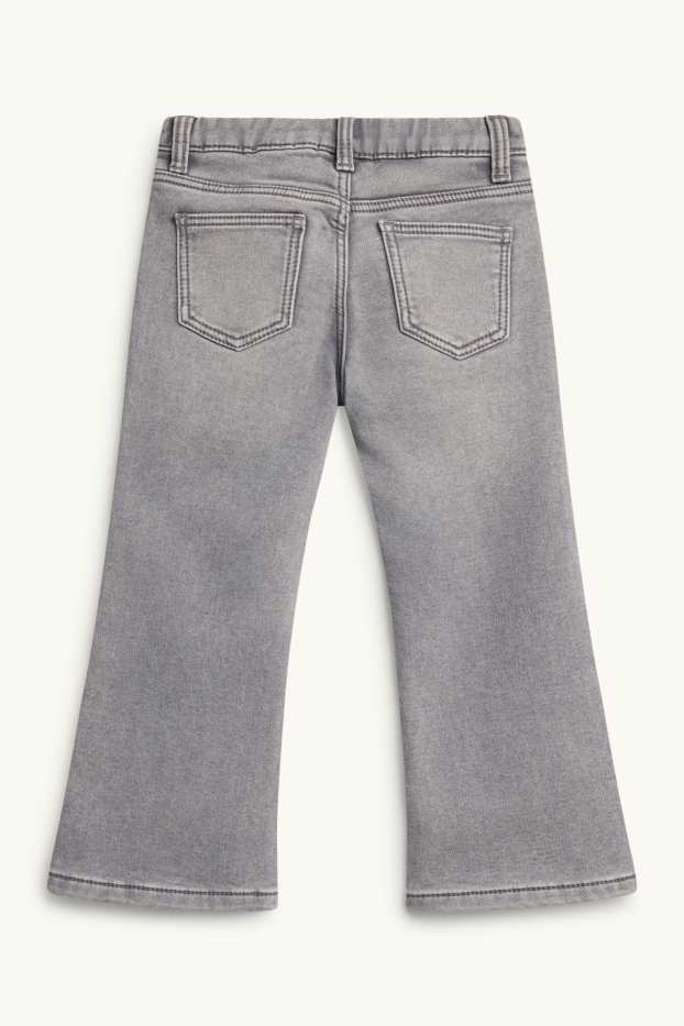 Enfants filles - Flared jean - jean chaud - jean gris