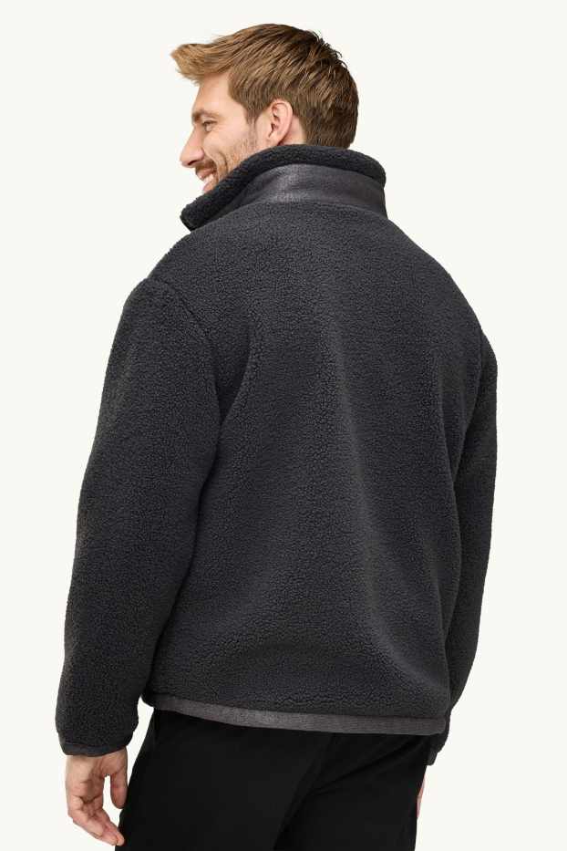 Hommes - Veste en polaire - gris foncé