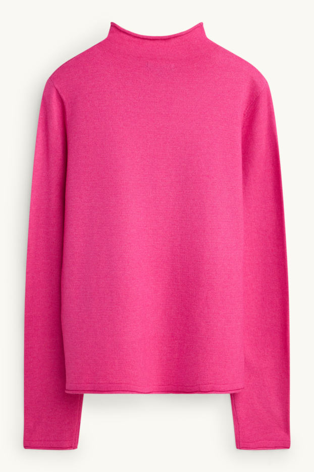 Dames - Trui - fuchsiarood
