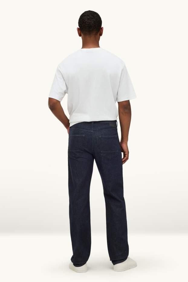 Heren - Straight jeans - jeansdonkerblauw