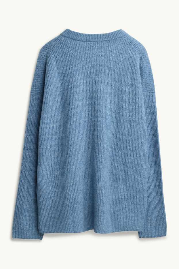 Dames - Trui - blauw