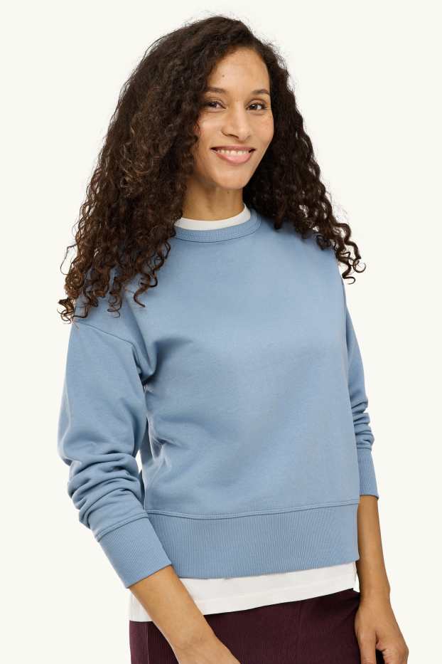 Women - Sweatshirt - light blue