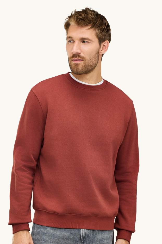 Herren - Sweatshirt - rostbraun