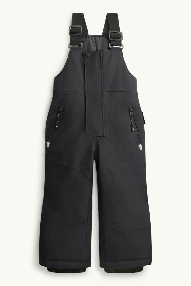 Enfants garçons - Pantalon de ski - imperméable - noir