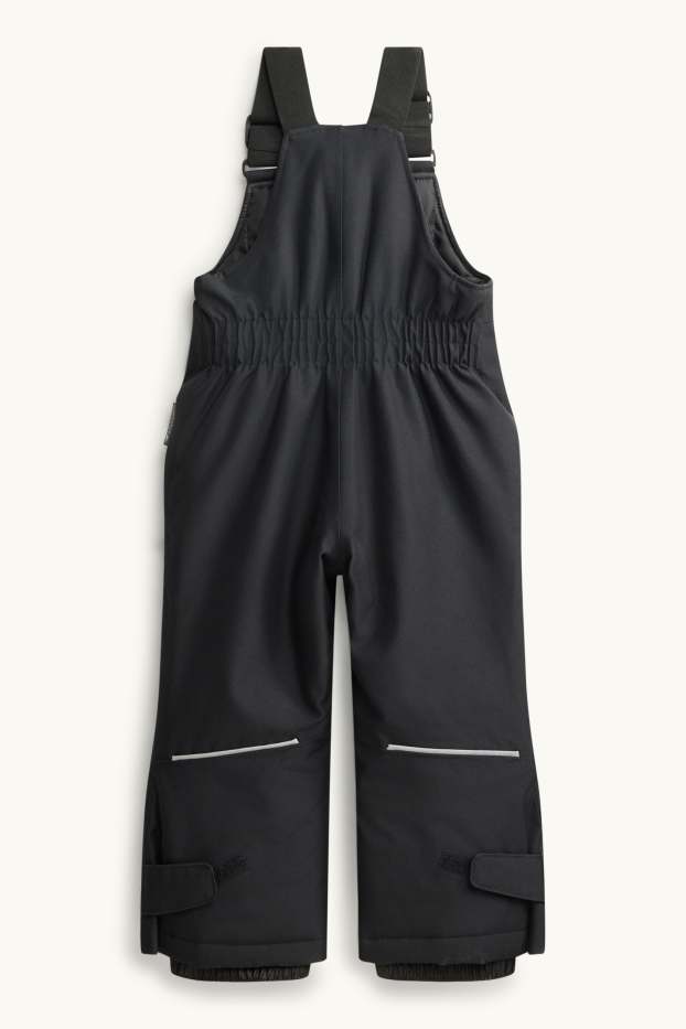 Enfants garçons - Pantalon de ski - imperméable - noir