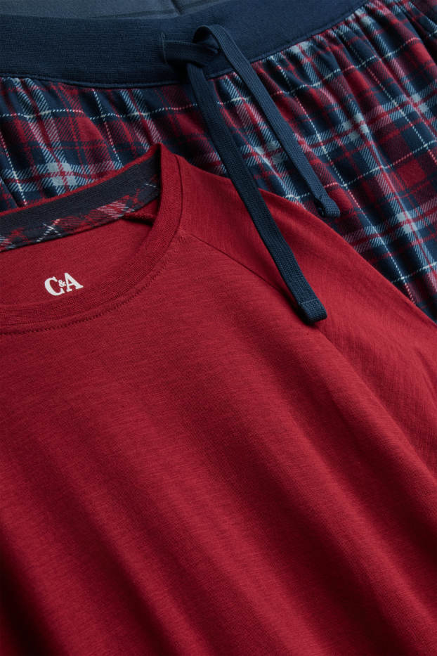 Hommes - Pyjama - bordeaux