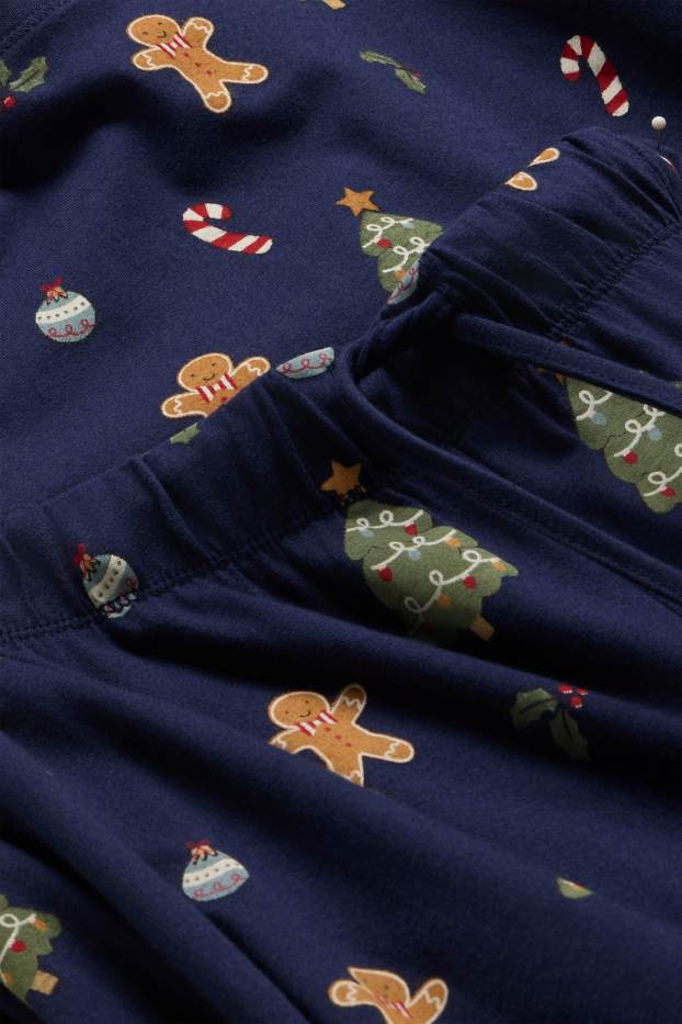 Dona - Mini Me - pijama nadalenc per a dona - blau fosc