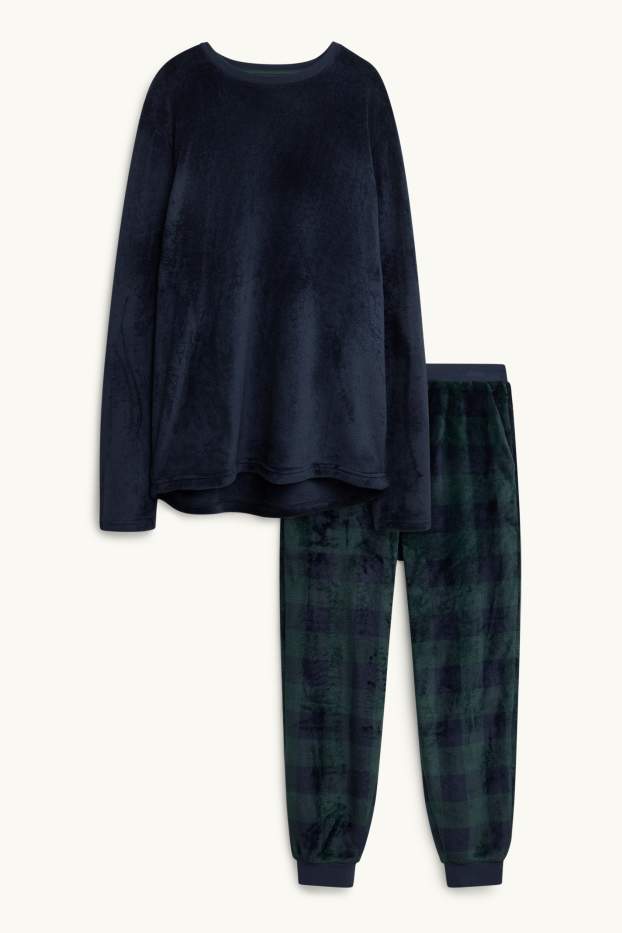 Home - Pijama - blau fosc