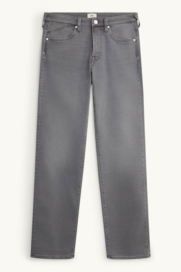 Hommes - Straight jean - jean chaud - jean gris foncé