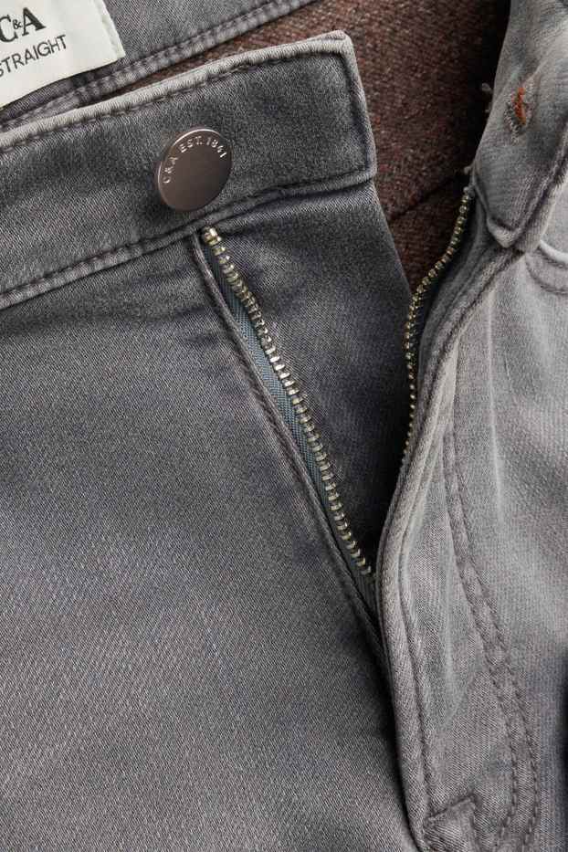 Hommes - Straight jean - jean chaud - jean gris foncé
