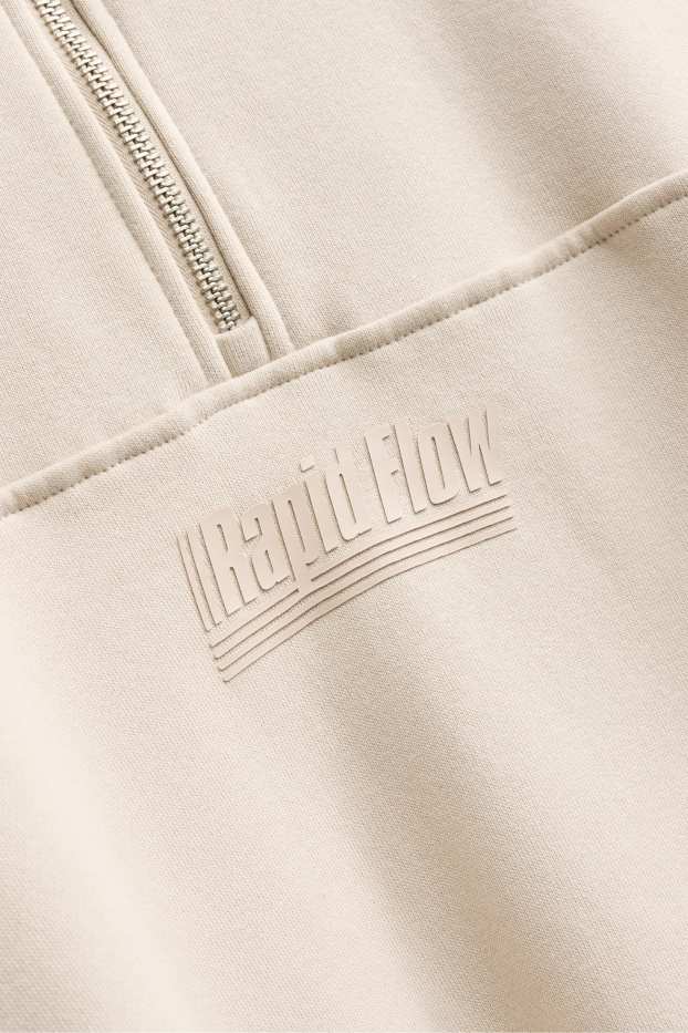 Uomo - Felpa oversize - beige chiaro