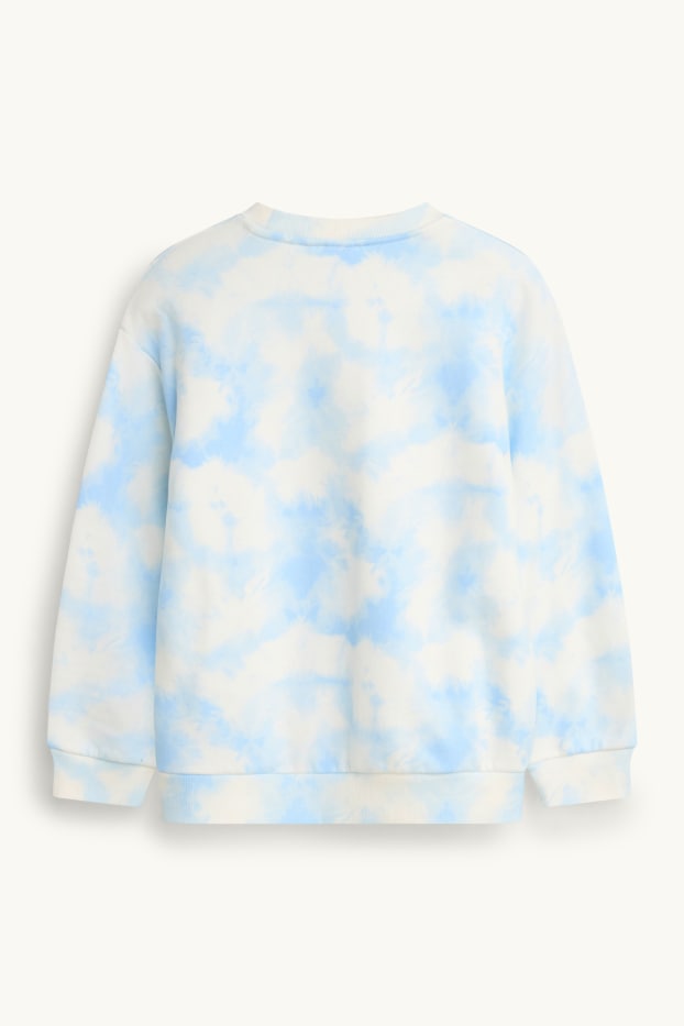 Bambine - Felpa - bianco / azzurro